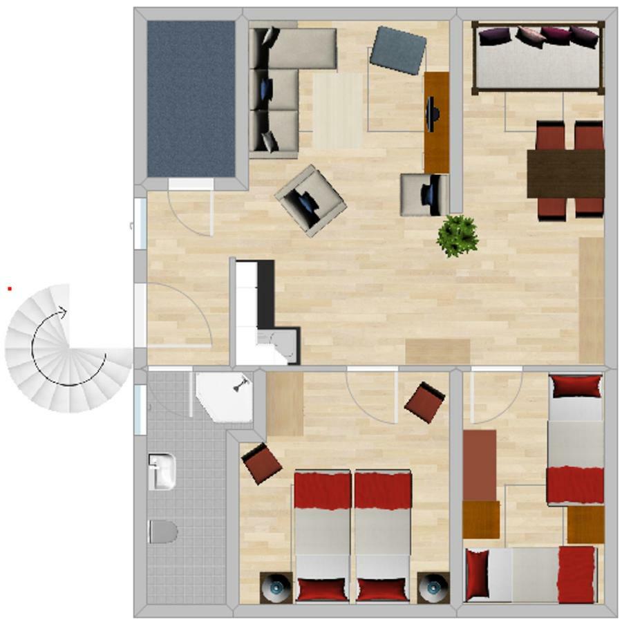 Ferienwohnung Hoffmann Grossdeuben DG Bohlen  Exterior foto